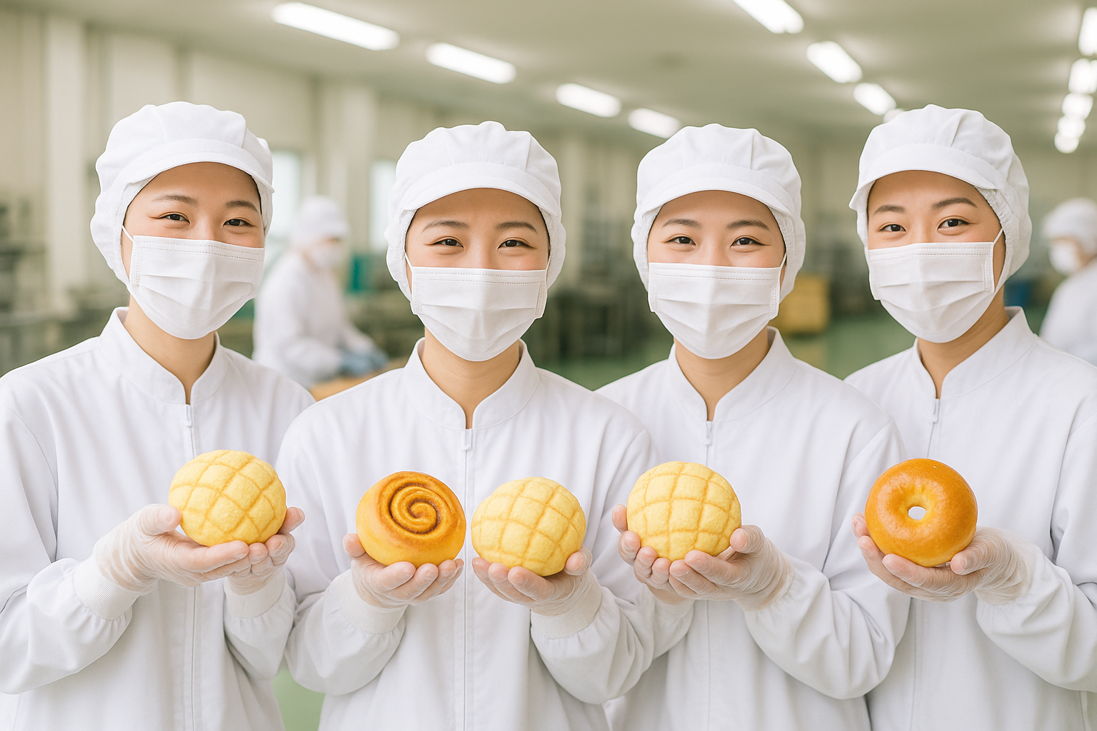 【嬉しい土日休み】最寄駅から送迎バスあり♪車・バイク通勤OK◎パンの検品作業!!ok-20890